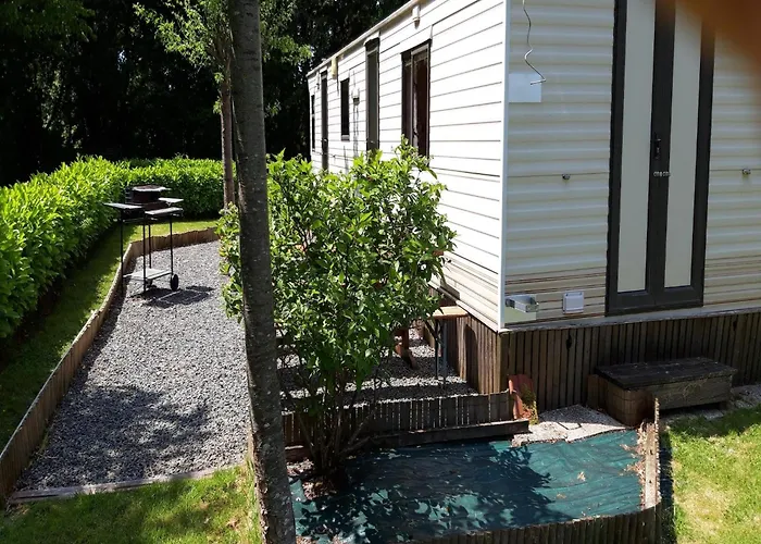 Well-equipped Mobile With Garden In Normandy * Gouvets